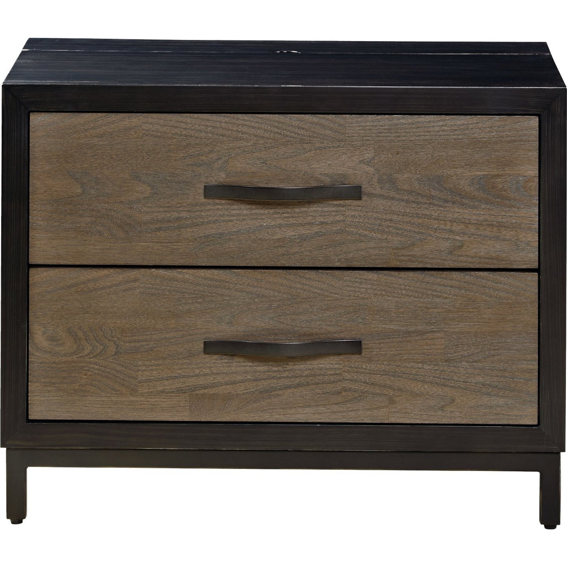 Devon Nightstand by Universal Furniture in antique oiled bronze and studio. Made from unique in a cottage & farmhouse style.