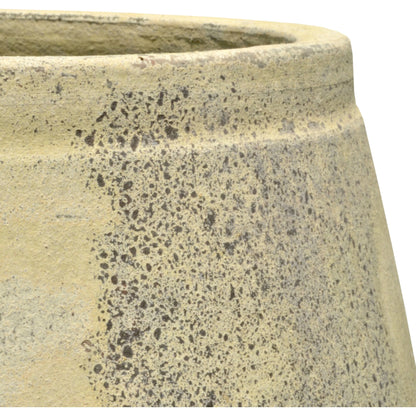 Sicilia Antique White Planter by Currey and Company in greenish white. Made from terracotta in a modern style.