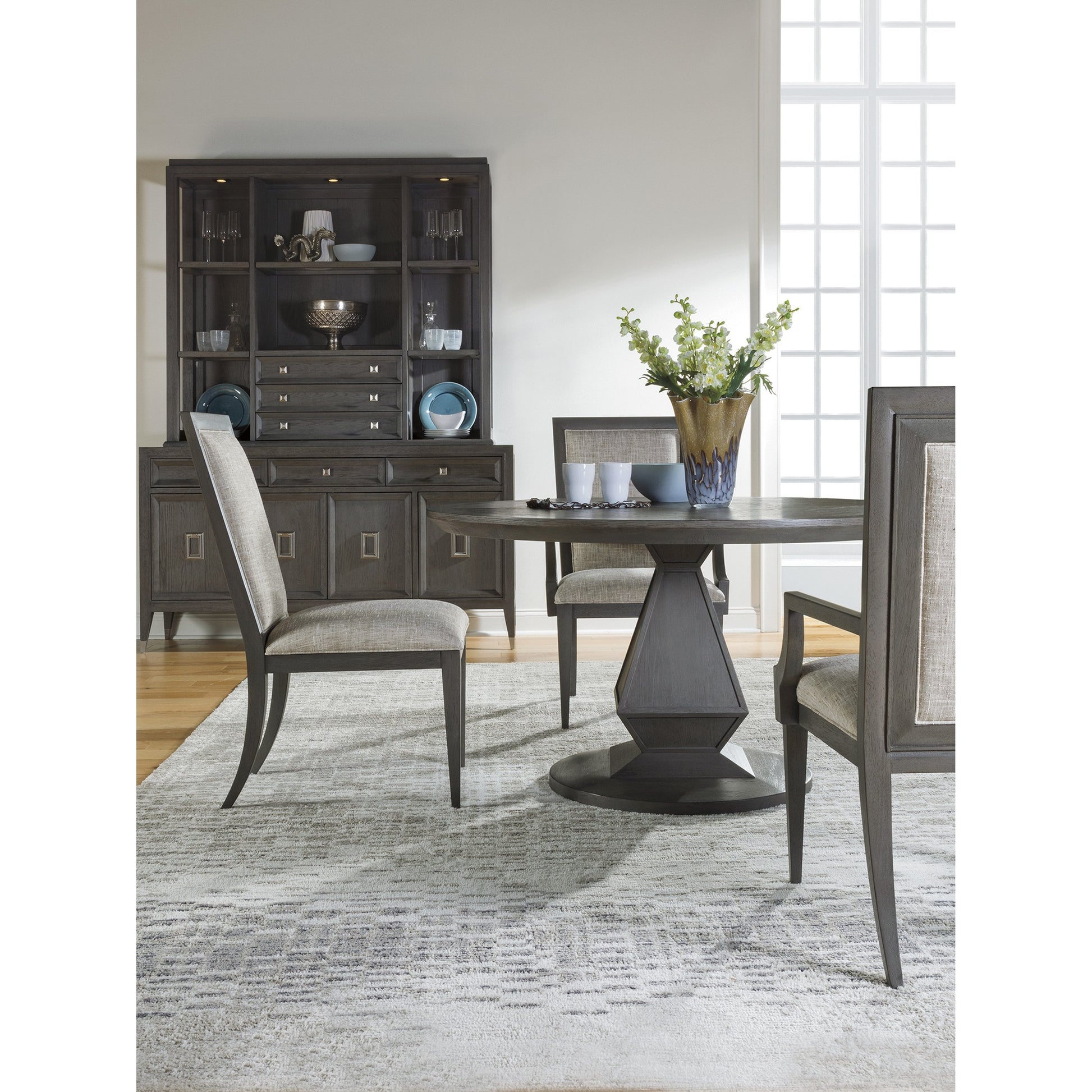 Appellation Round Dining Table by Artistica Home. Made from unique in a transitional style.