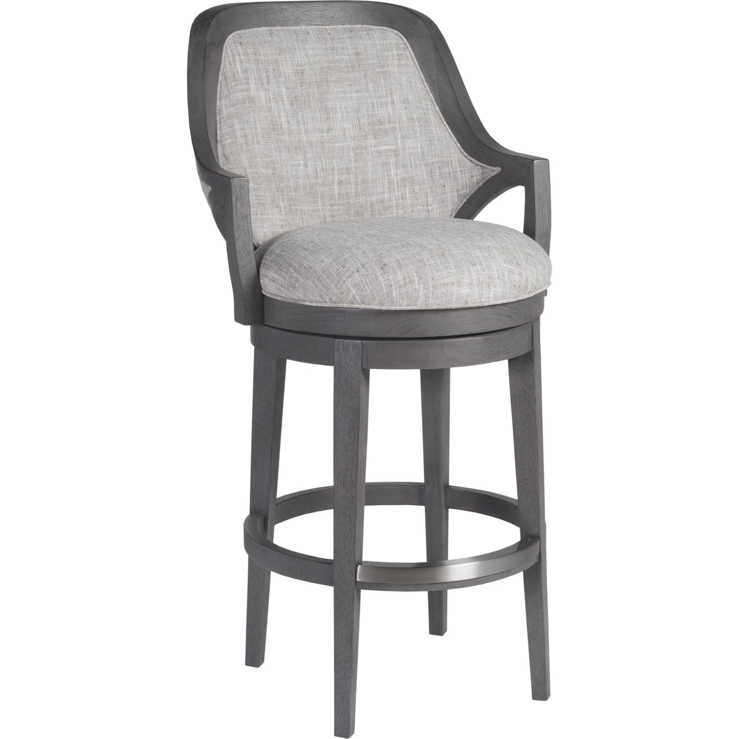 001 SR-834160 | Primary Silo | Appellation Upholstered Swivel Barstool by Artistica Home. Made from unique in a transitional style.