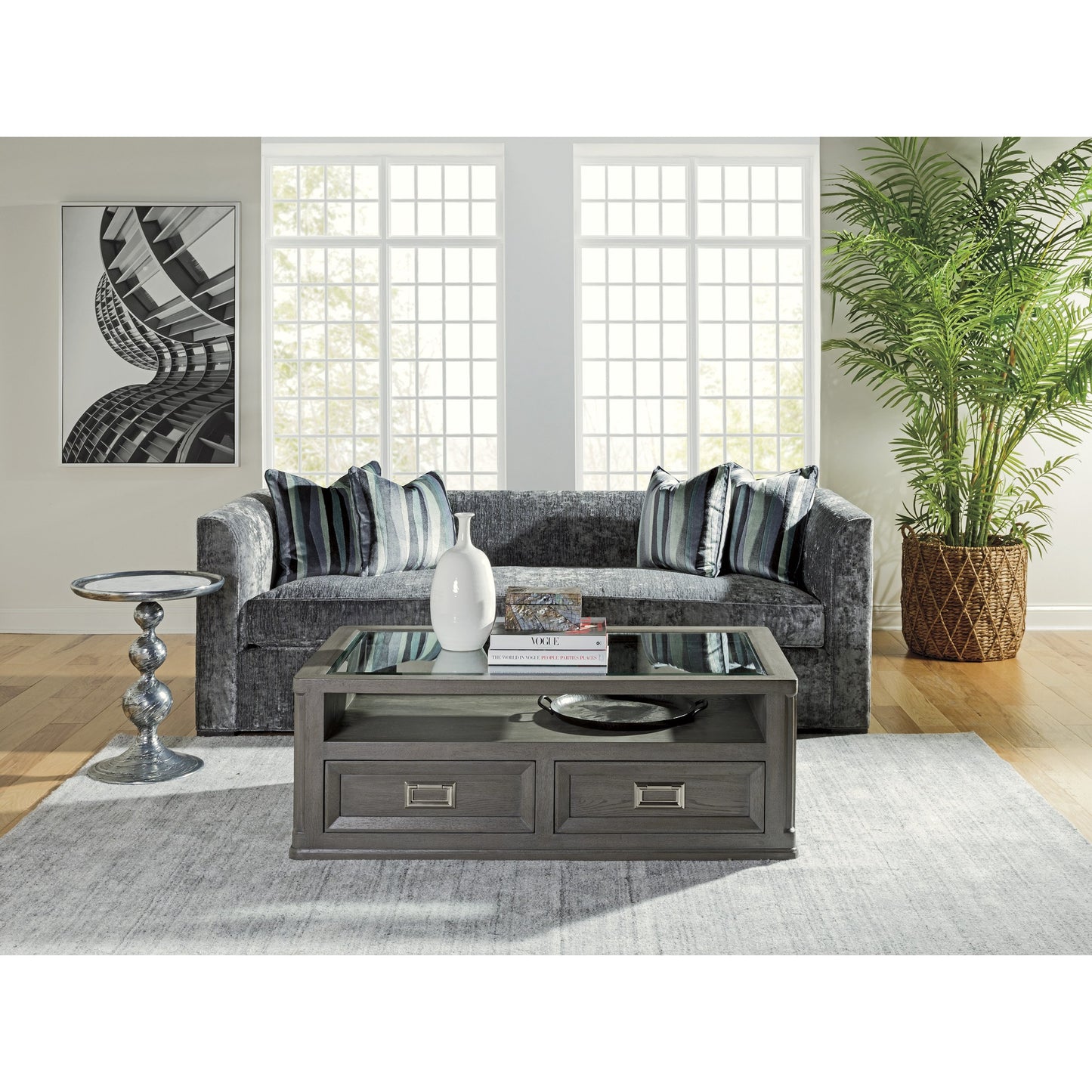 004 SR-834152 | Lifestyle | Appellation Rectangular Cocktail Table by Artistica Home. Made from unique in a transitional style.