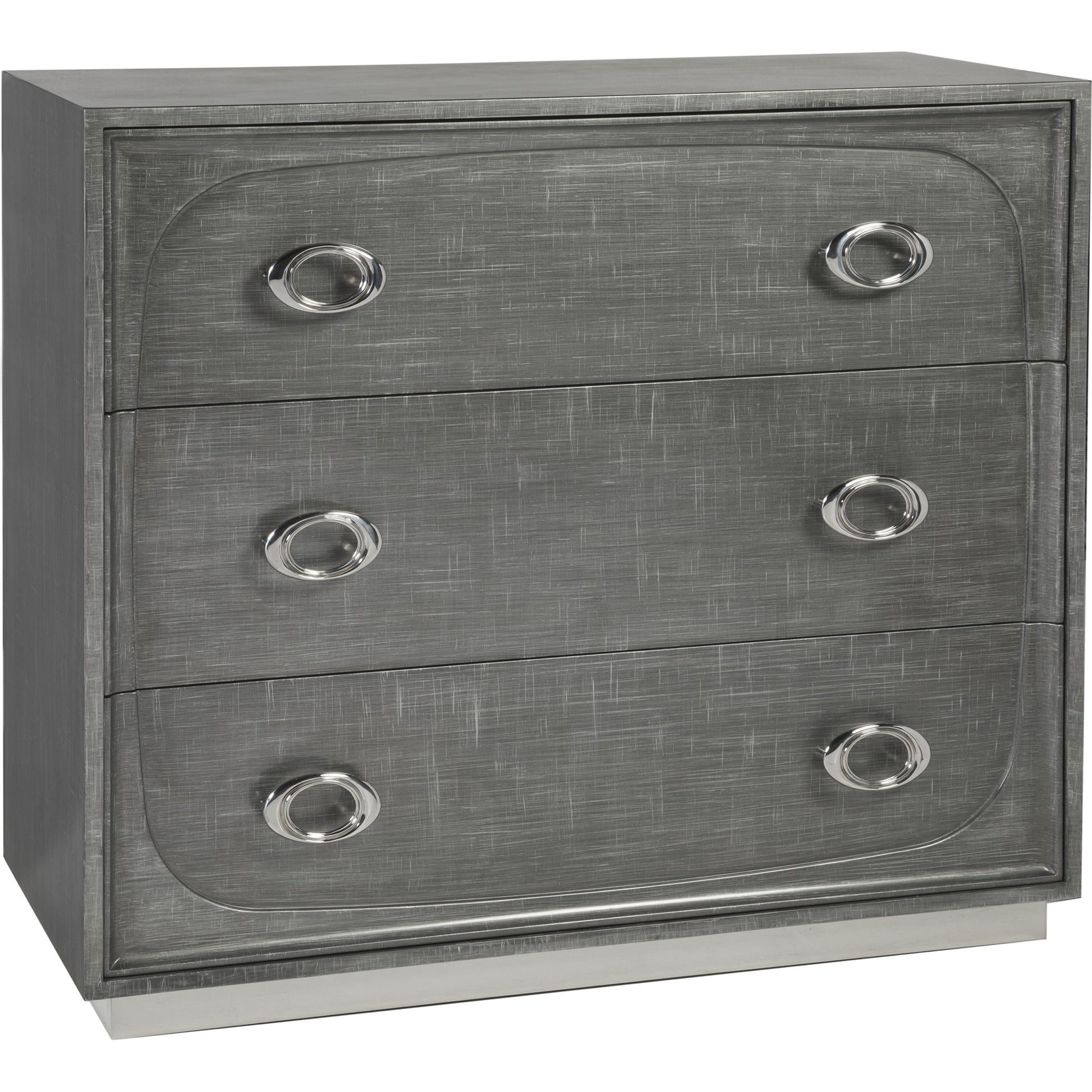 Iridium Hall Chest by Artistica Home in gray silver crosshatch. Made from unique in a transitional style.