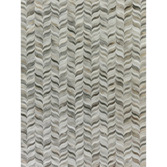 Natural Hide Rug by Exquisite Rugs in silver. Made from leather hide in a unique style.
