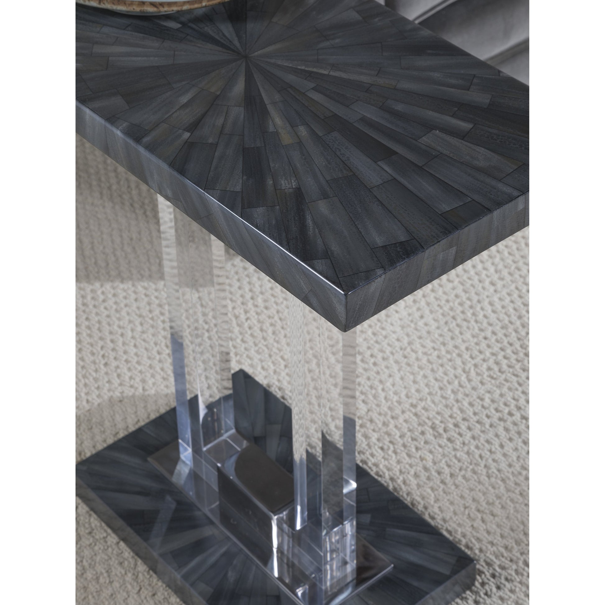 Litmus Rectangular Spot Table by Artistica Home in dusk gray. Made from unique in a modern style.