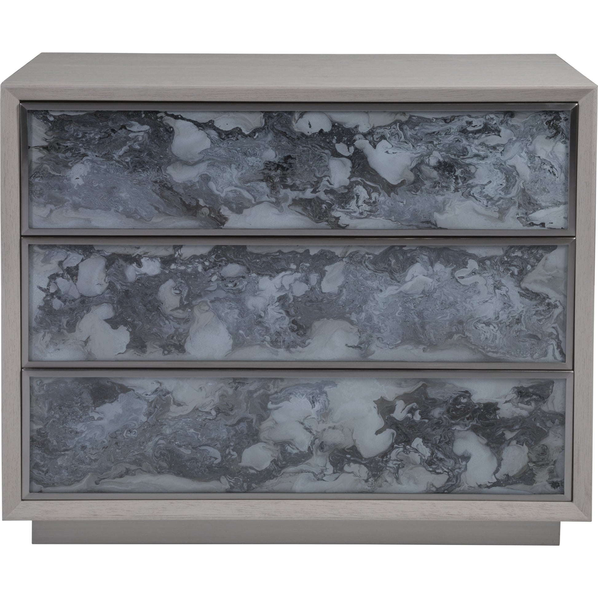 Metaphor Hall Chest by Artistica Home in white sandblast. Made from unique in a modern style.
