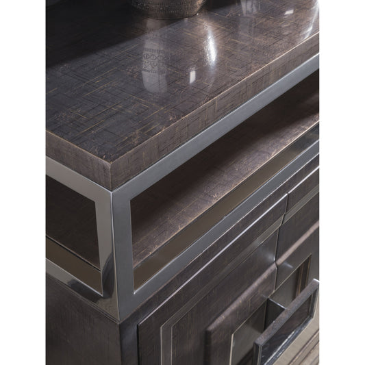Viscount Media Console by Artistica Home. Made from unique in a transitional style.