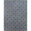 Ivory, Navy / 1' x 1'6"