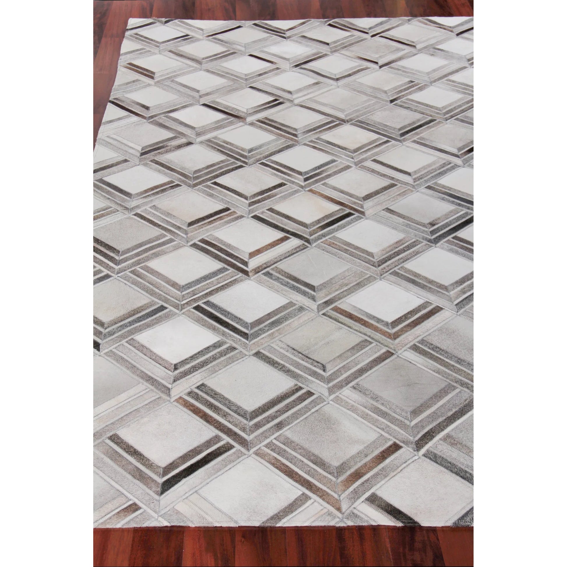 Natural Hide Rug V by Exquisite Rugs. Made from leather hide in a unique style.