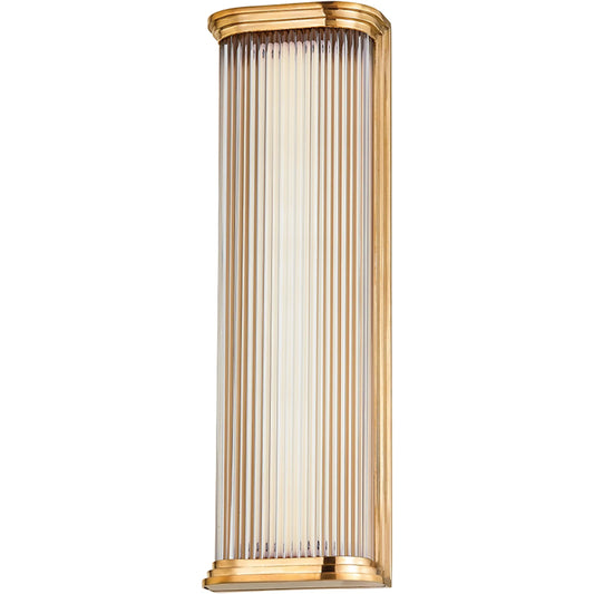 Newburgh 1 Light Wall Sconce by Hudson Valley. Made from steel, brass in a modern style.