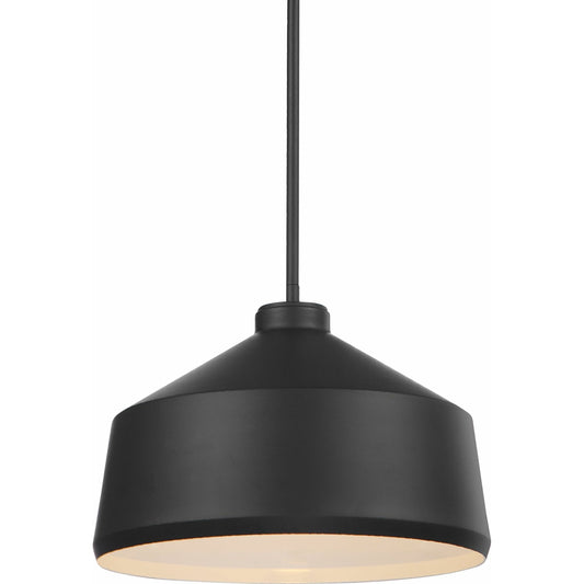 Holgate Pendant by Uttermost in black. Made from steel in a modern style.