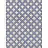 Navy, Multi / 1' x 1'6"