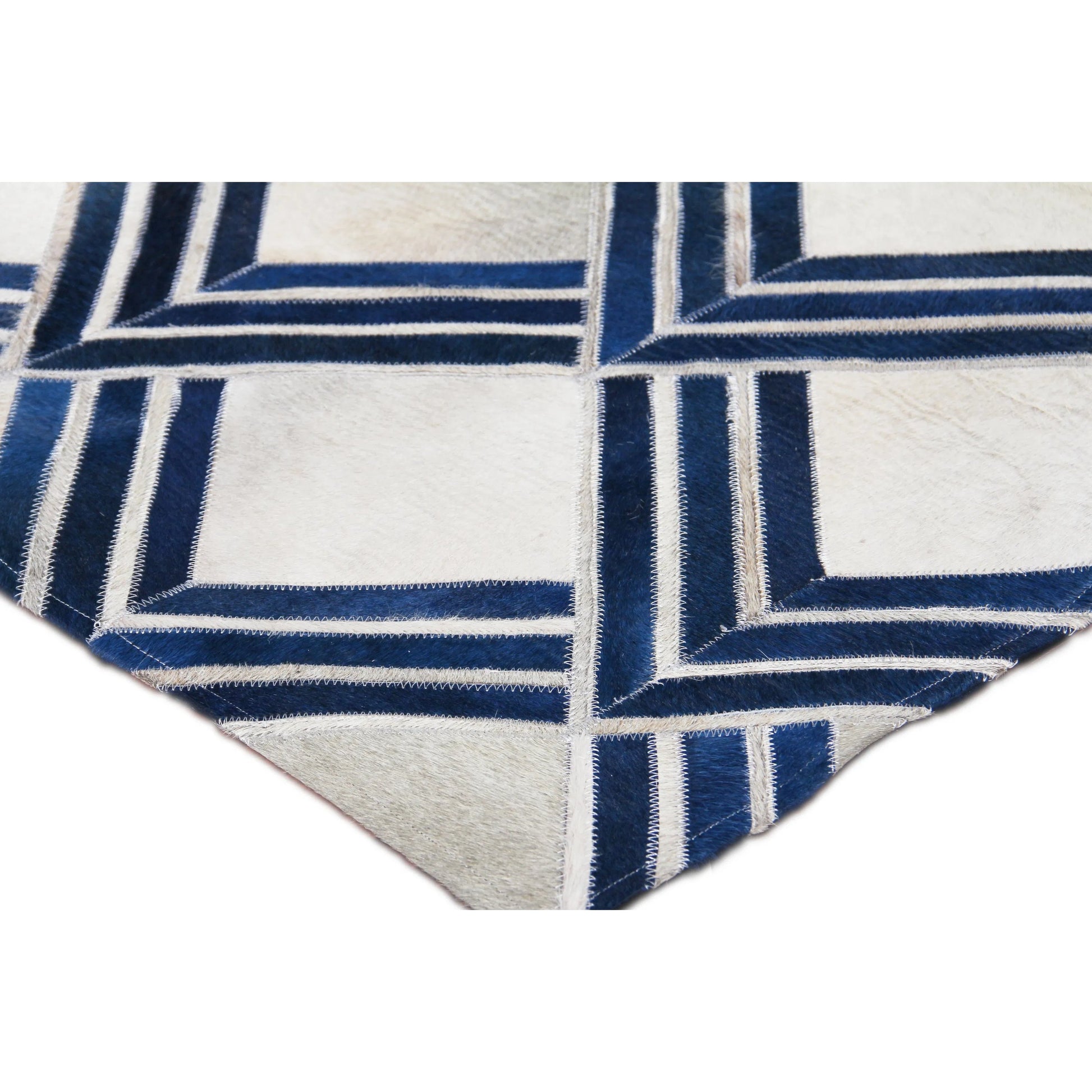 Natural Hide Rug V by Exquisite Rugs. Made from leather hide in a unique style.