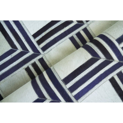 Natural Hide Rug V by Exquisite Rugs. Made from leather hide in a unique style.