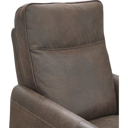 Vivica Power Recliner Accent Chair by Classic Home. Made from 100% top grain leather, acacia plywood, metal in a traditional style.