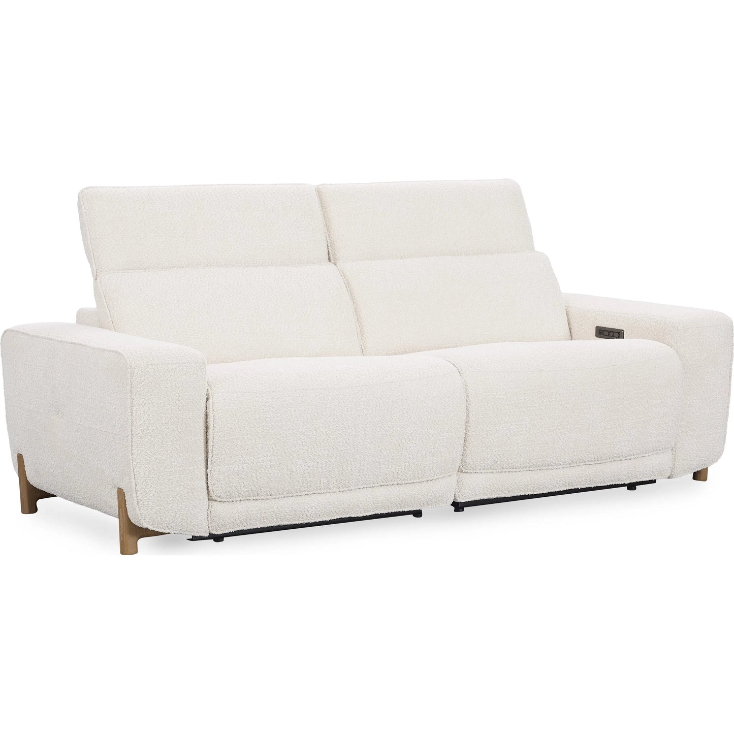 008 SI-2388514 | Primary Silo | Darrow Zero Gravity Power Recliner Upholstered Fabric Sofa by Classic Home in white. Made from 100% polyester, acacia mangium wood, metal in a transitional style.