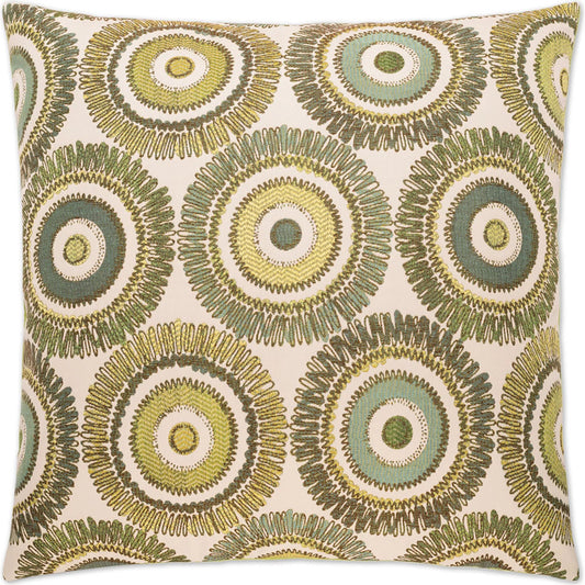 Squiggs Pillow by DV Kap Home in green. Made from 100% polyester in a unique style.