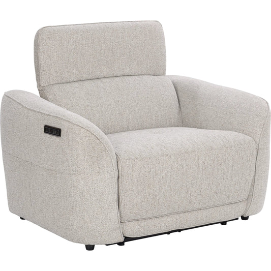 Ostend Upholstered Zero Gravity Power Recliner by Classic Home in gray. Made from 100% polyester in a unique style.