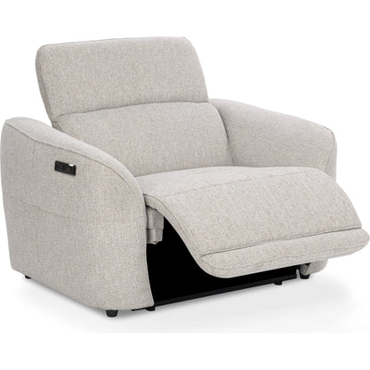 Ostend Upholstered Zero Gravity Power Recliner by Classic Home in gray. Made from 100% polyester in a unique style.