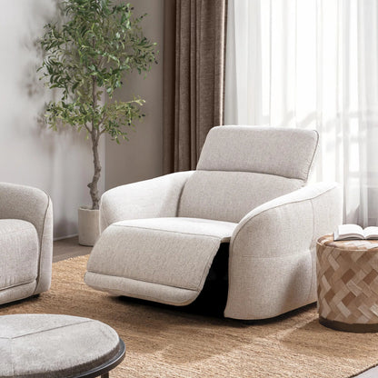 Ostend Upholstered Zero Gravity Power Recliner by Classic Home in gray. Made from 100% polyester in a unique style.