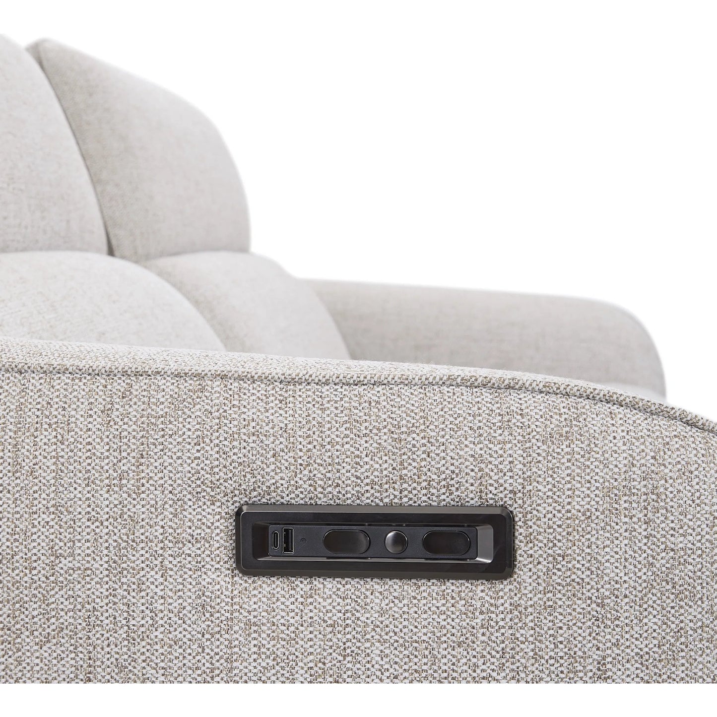 018 SI-2388515 | Additional Silo | Kadon Zero Gravity Power Recliner Upholstered Fabric Sofa by Classic Home in charcoal. Made from 100% polyester, acacia mangium wood, metal in a transitional style.