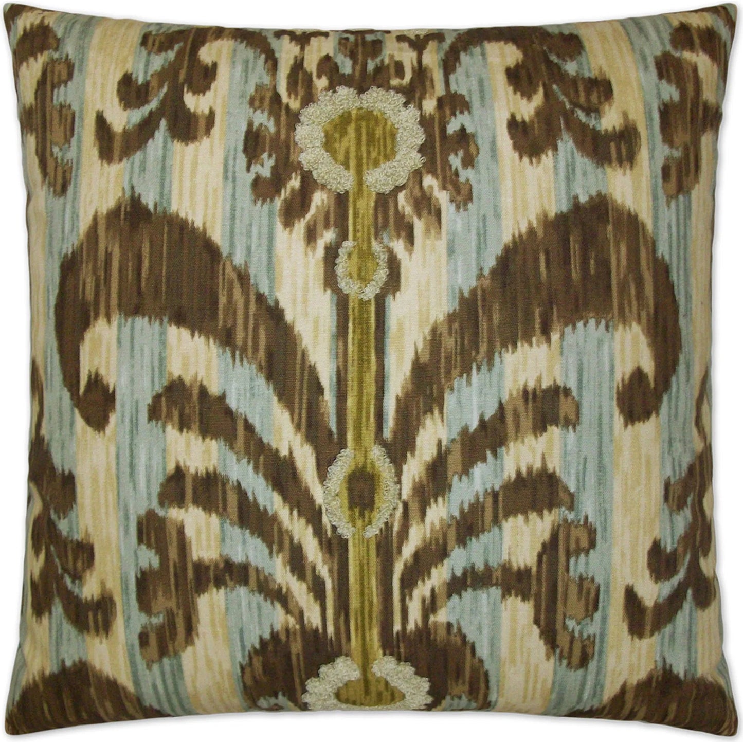 001 SI-2381426 | Primary Silo | Java Moon Pillow by DV Kap Home in mineral. Made from 100% cotton in a traditional style.