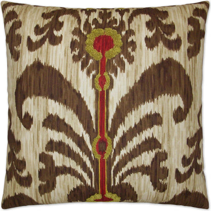 Java Moon Pillow by DV Kap Home in mineral. Made from 100% cotton in a traditional style.