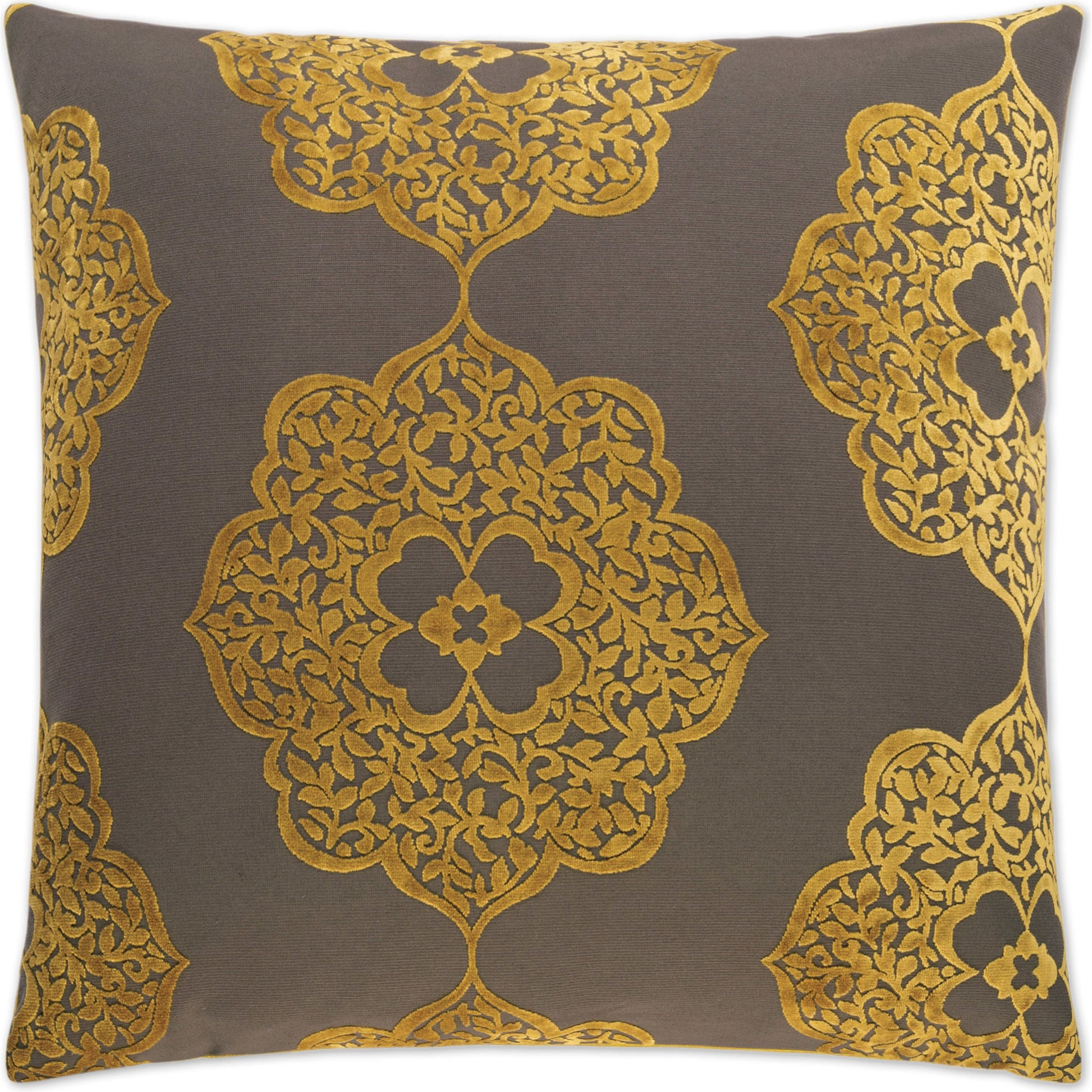 Maison by DV Kap Home in gold. Made from 47% polyester, 53% rayon in a traditional style.