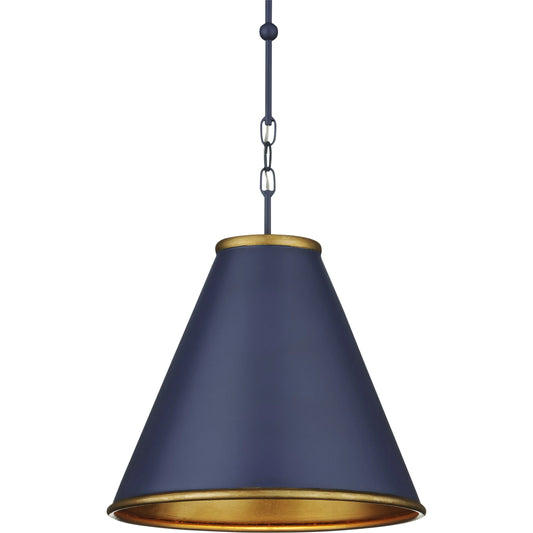 Pierrepont Pendant by Currey and Company. Made from wrought iron in a transitional style.