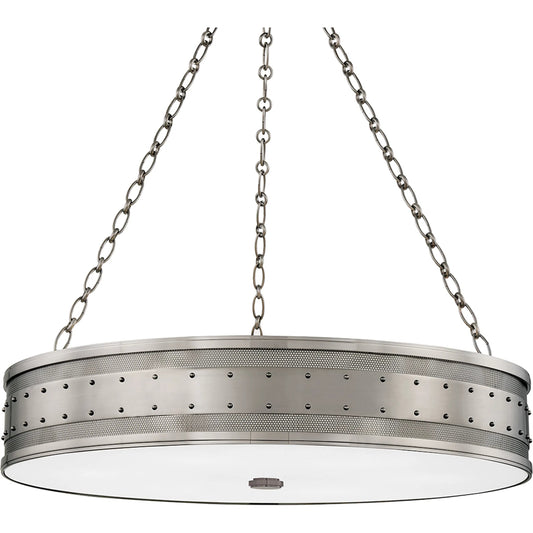 Gaines 6 Light Chandelier by Hudson Valley. Made from steel in a modern style.