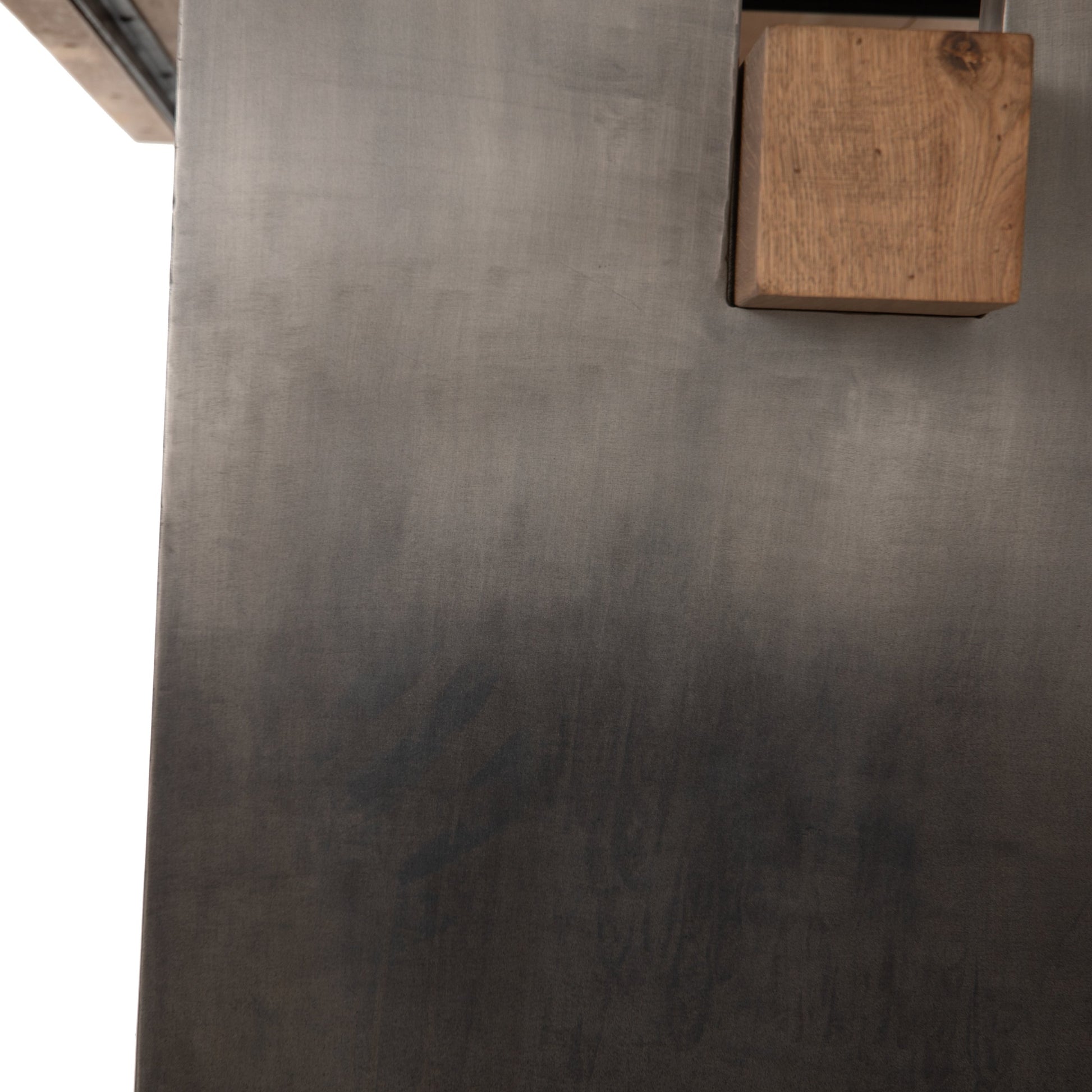 Brennan Dining Table by Four Hands. Made from solid oak, iron in a modern style.