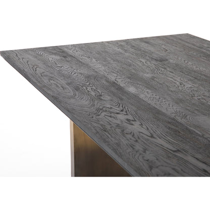 Brennan Dining Table by Four Hands. Made from solid oak, iron in a modern style.