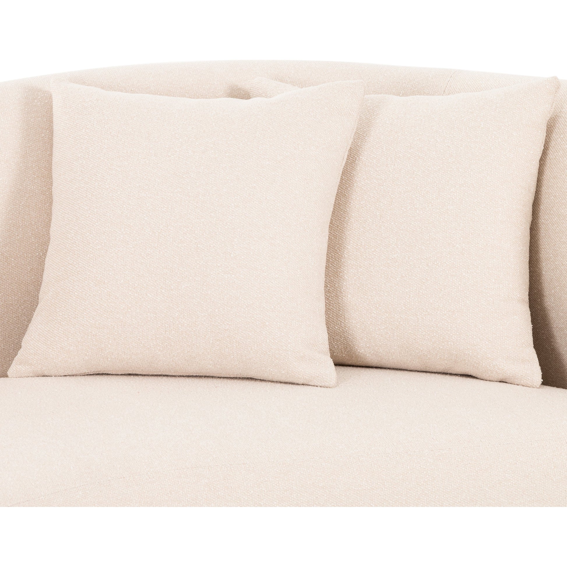 Luna Chaise by Four Hands in capri oatmeal. Made from 100% polyester, solid oak in a modern style.