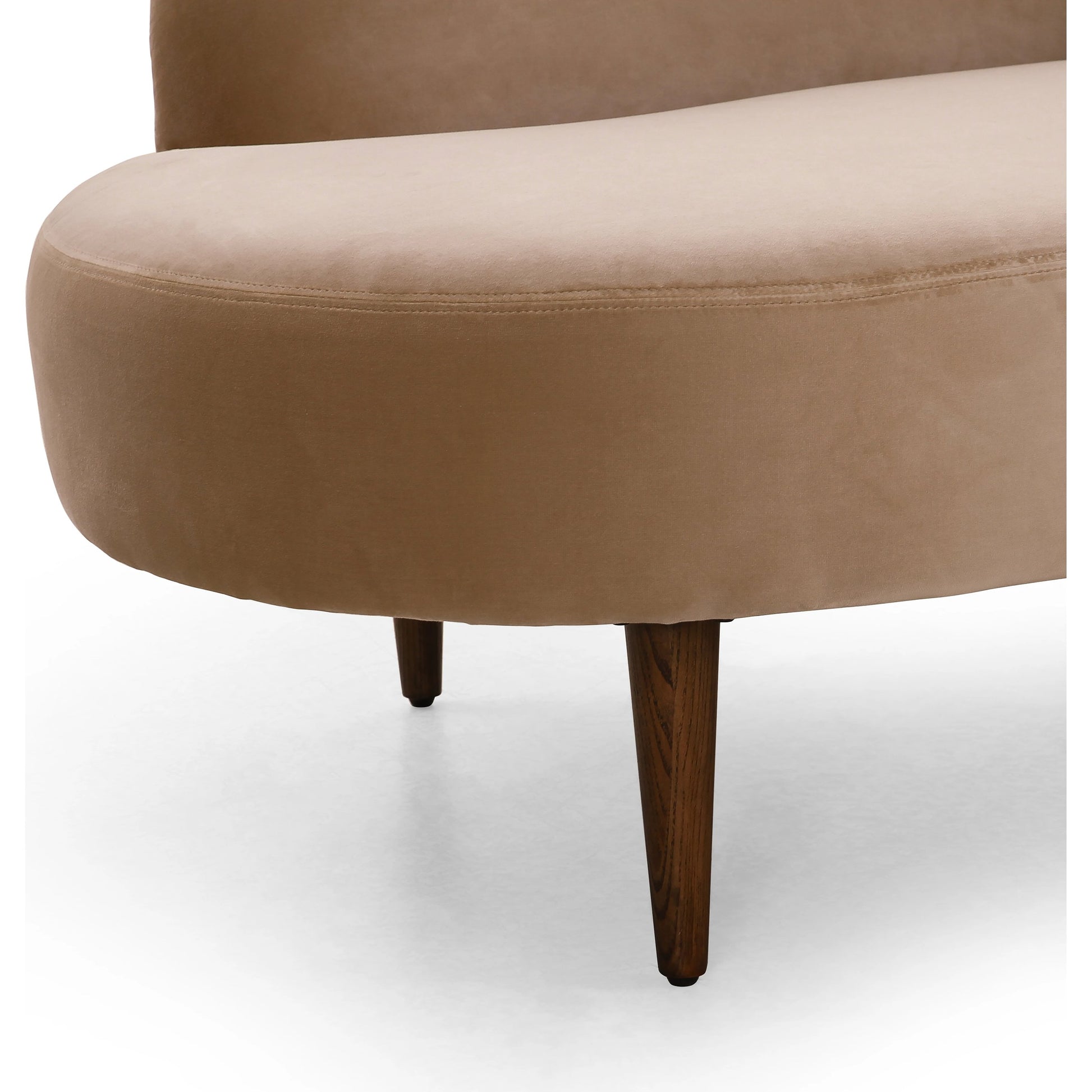 Luna Chaise by Four Hands in capri oatmeal. Made from 100% polyester, solid oak in a modern style.