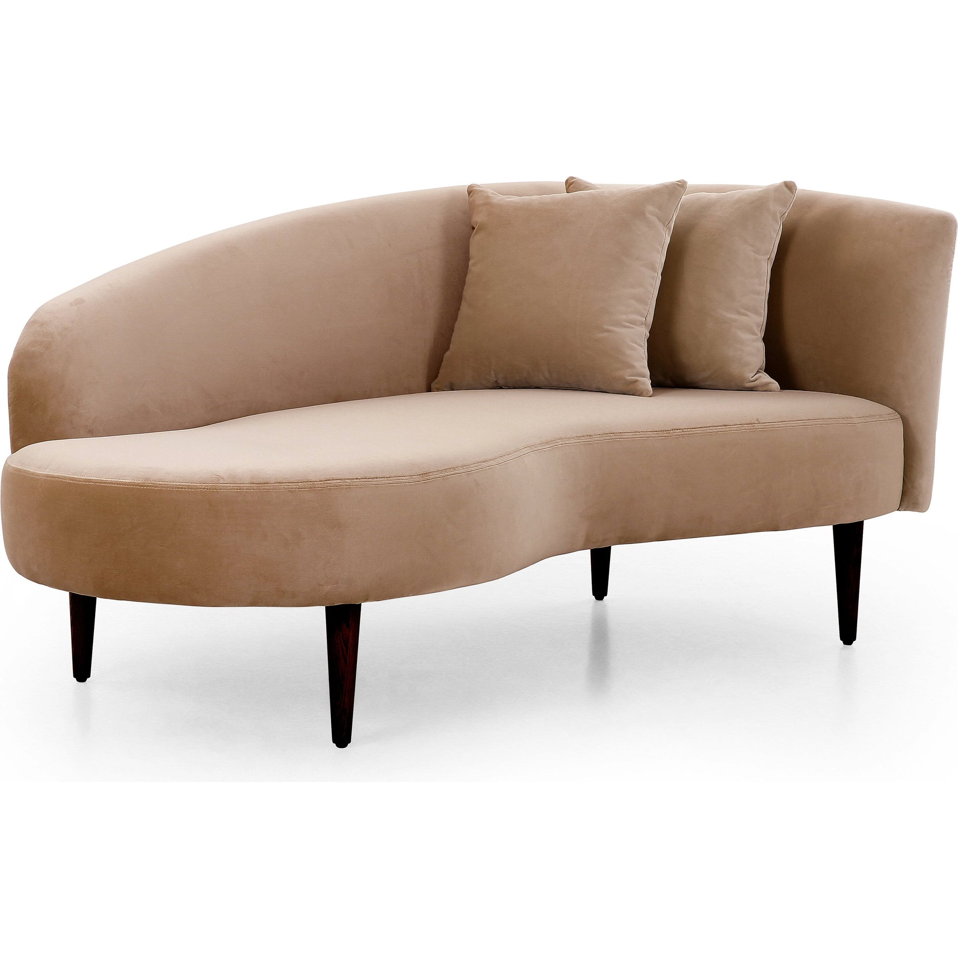 Luna Chaise by Four Hands in capri oatmeal. Made from 100% polyester, solid oak in a modern style.