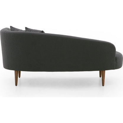 Luna Chaise by Four Hands in capri oatmeal. Made from 100% polyester, solid oak in a modern style.