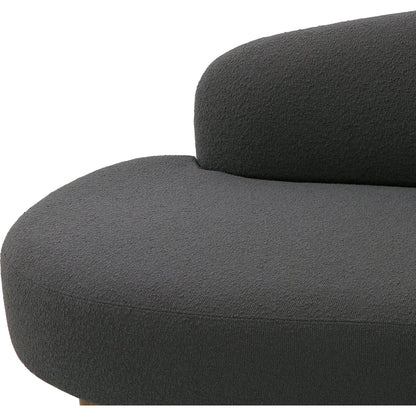 Luna Chaise by Four Hands in capri oatmeal. Made from 100% polyester, solid oak in a modern style.