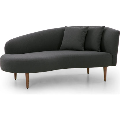 Luna Chaise by Four Hands in capri oatmeal. Made from 100% polyester, solid oak in a modern style.