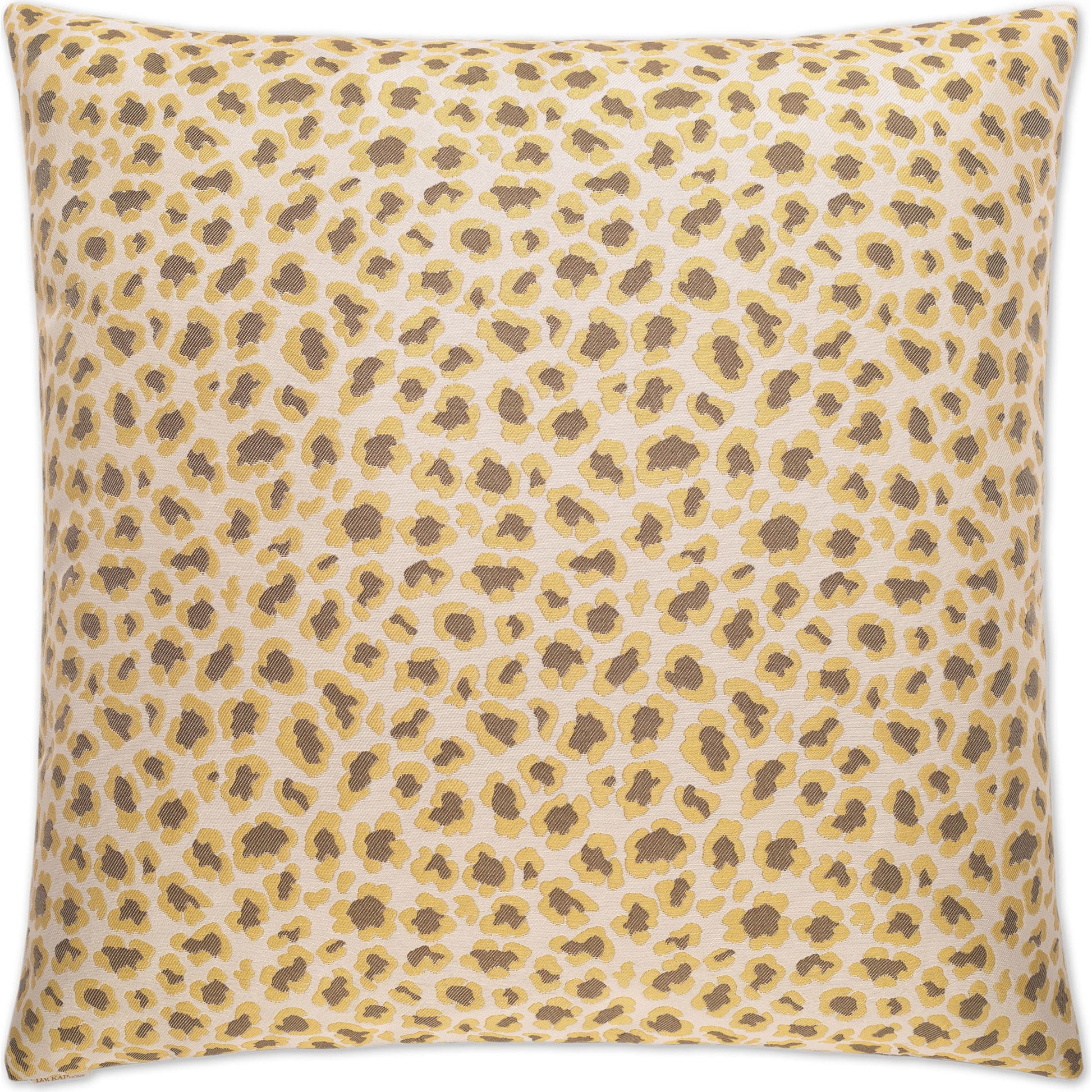 Angola by DV Kap Home in yellow. Made from 52% cotton, 48% polyester in a modern style.