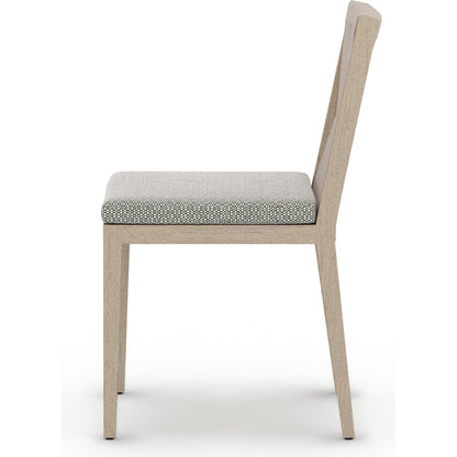 Sherwood Outdoor Dining Chair, Washed Brown by Four Hands in washed brown. Made from 100% olefin, solid fsc®-certified teak, 100% polypropylene in a cottage & farmhouse style.
