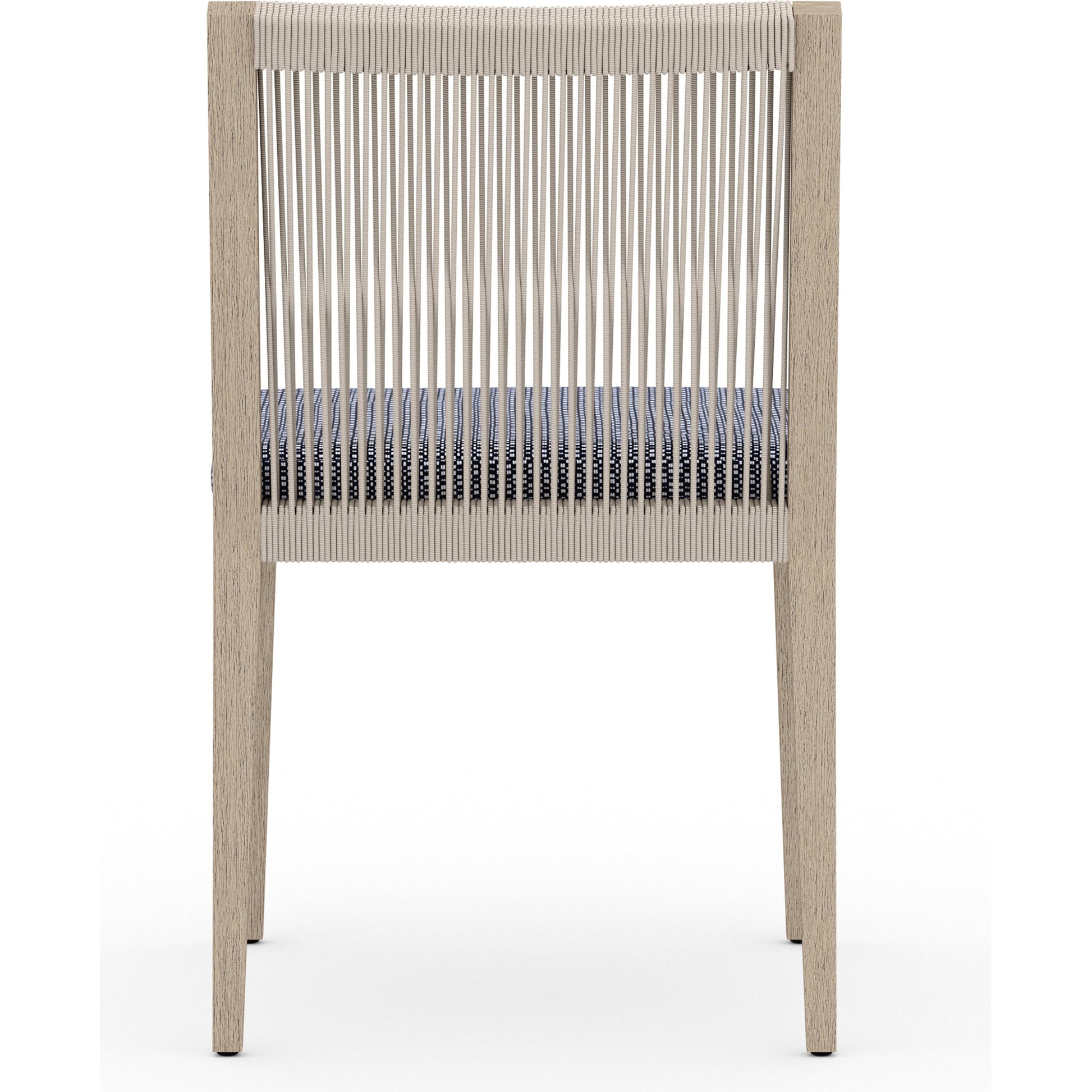 Sherwood Outdoor Dining Chair, Washed Brown by Four Hands in washed brown. Made from 100% olefin, solid fsc®-certified teak, 100% polypropylene in a cottage & farmhouse style.