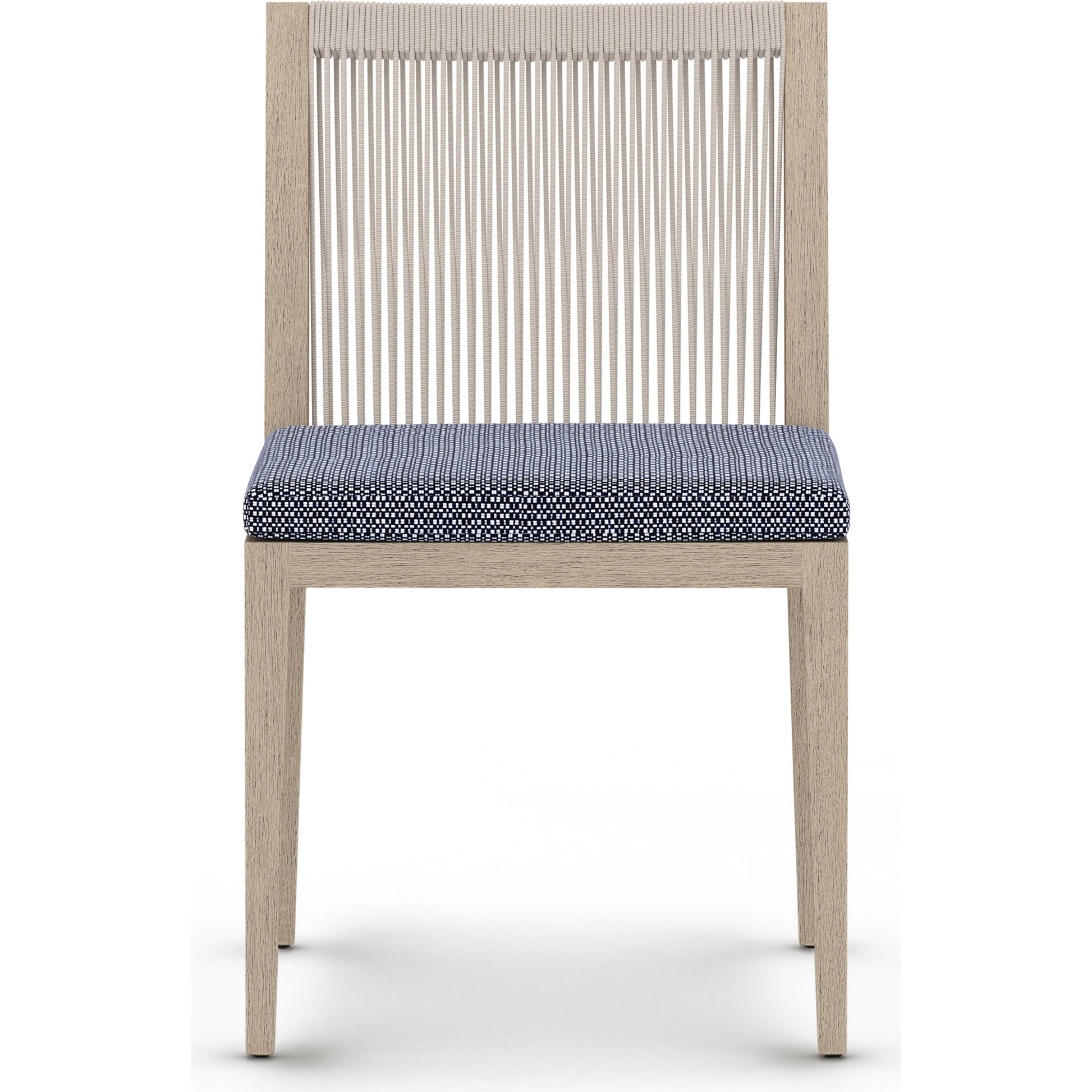 Sherwood Outdoor Dining Chair, Washed Brown by Four Hands in washed brown. Made from 100% olefin, solid fsc®-certified teak, 100% polypropylene in a cottage & farmhouse style.