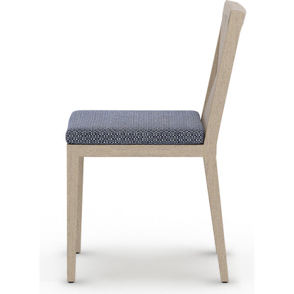 Sherwood Outdoor Dining Chair, Washed Brown by Four Hands in washed brown. Made from 100% olefin, solid fsc®-certified teak, 100% polypropylene in a cottage & farmhouse style.