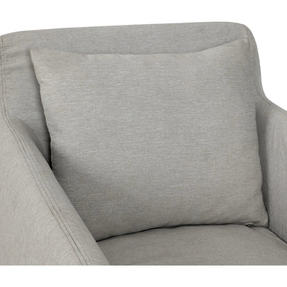 Dade Outdoor Swivel Chair by Four Hands. Made from 100% olefin, aluminum in a modern style.