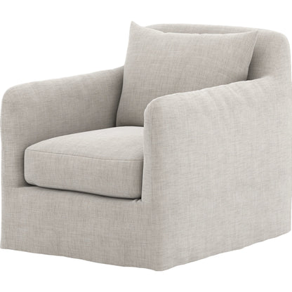 Dade Outdoor Swivel Chair by Four Hands. Made from 100% olefin, aluminum in a modern style.