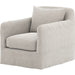 Dade Outdoor Swivel Chair by Four Hands. Made from 100% olefin, aluminum in a modern style.