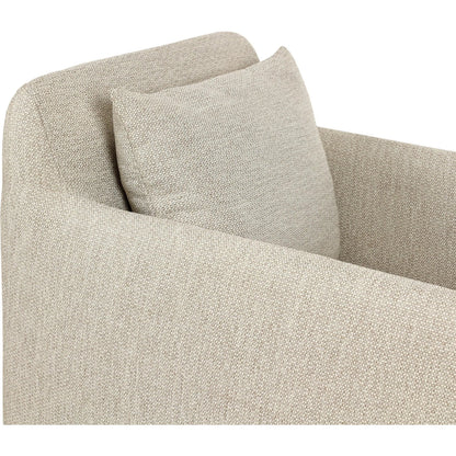 Dade Outdoor Swivel Chair by Four Hands. Made from 100% olefin, aluminum in a modern style.