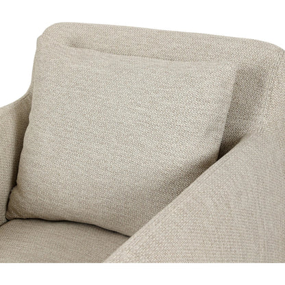 Dade Outdoor Swivel Chair by Four Hands. Made from 100% olefin, aluminum in a modern style.