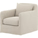 Dade Outdoor Swivel Chair by Four Hands. Made from 100% olefin, aluminum in a modern style.