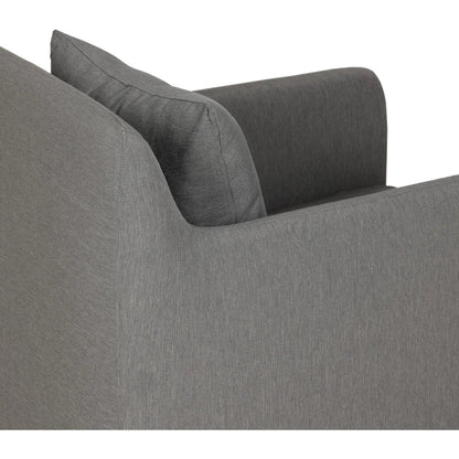 Dade Outdoor Swivel Chair by Four Hands. Made from 100% olefin, aluminum in a modern style.