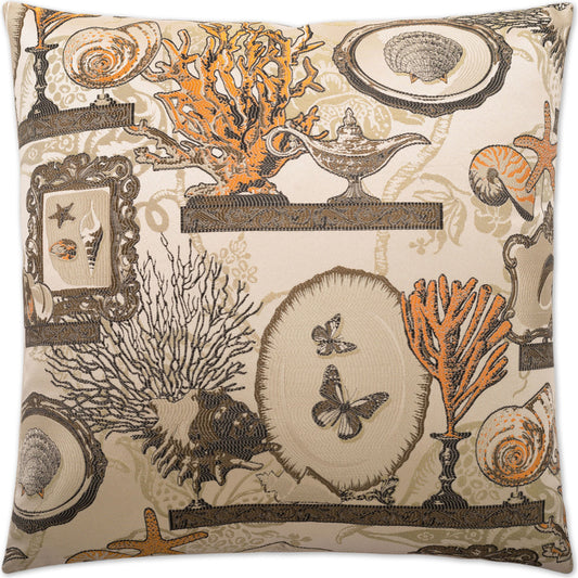 Coral Shelf by DV Kap Home in brown, multi. Made from 100% polyester in a coastal style.